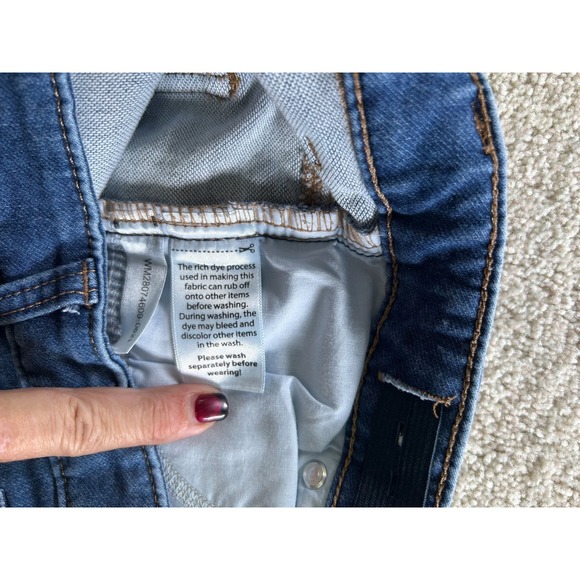 Wonder Nation Girls Jeans Size 16 Super Skinny Blue Wash - Picture 6 of 11